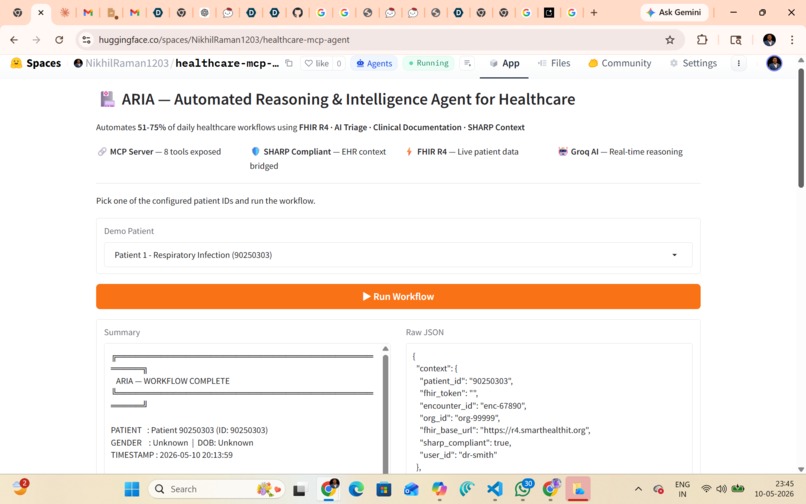 ARIA-MCP-Agent – screenshot 1
