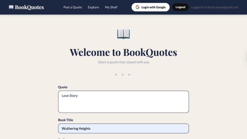 BookQuotes App – screenshot 6