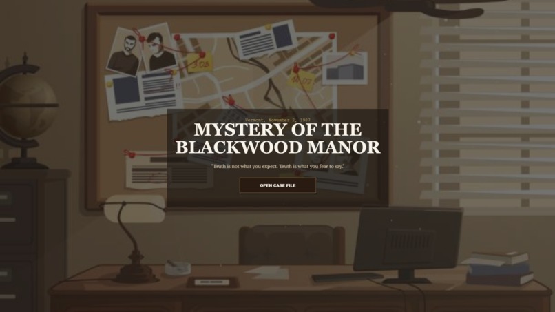 Mystery of the Blackwood manor – screenshot 1