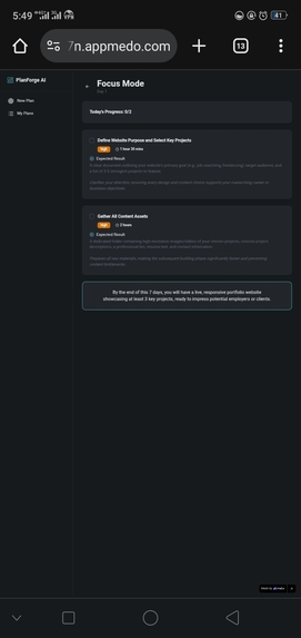 PlanForge AI – screenshot 1