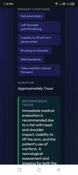 Med-Triage Voice — A2A Agent + FHIR Intake – screenshot 2