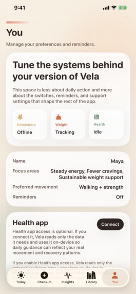 Vela: PCOS Daily Support – screenshot 4