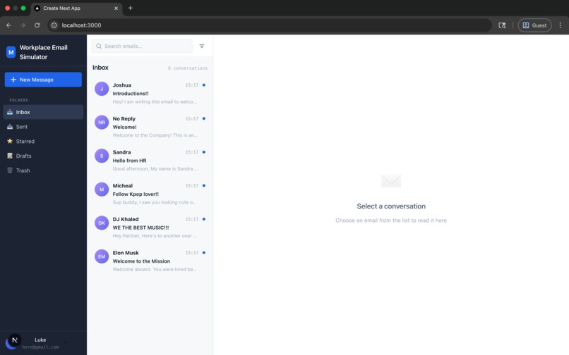 Work Email Simulator – screenshot 2