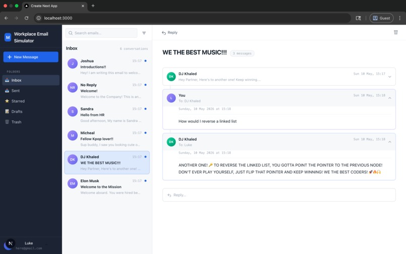 Work Email Simulator – screenshot 3