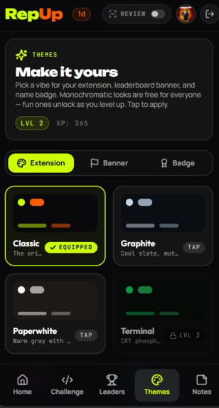 RepUp – screenshot 5