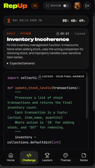 RepUp – screenshot 3