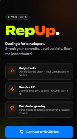 RepUp – screenshot 1