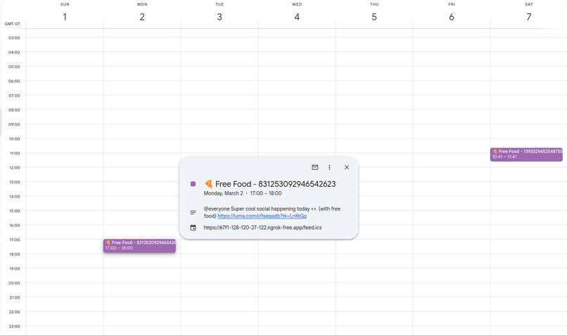 Free Food Finder – screenshot 1