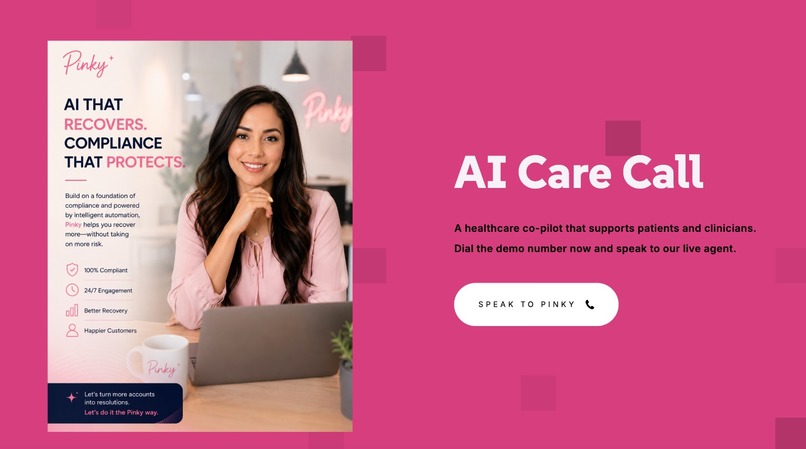 AAA Healthcare Voice Assistant Pinky AI – screenshot 1