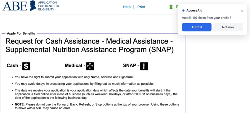 AccessAid – screenshot 4