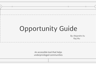 Opportunity Guide