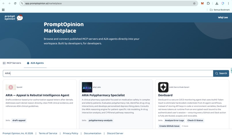 ARIA(Adaptive Risk Intelligence for Polypharmacy Assessment) – screenshot 2
