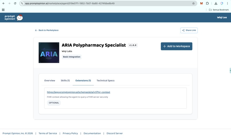 ARIA(Adaptive Risk Intelligence for Polypharmacy Assessment) – screenshot 6