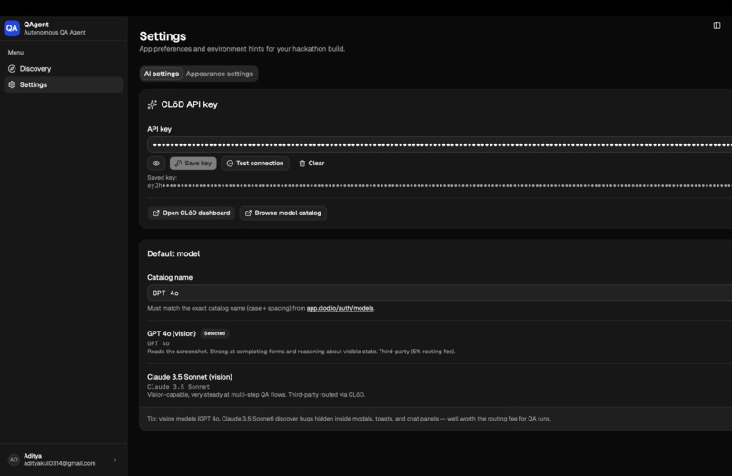 QAgent – screenshot 2