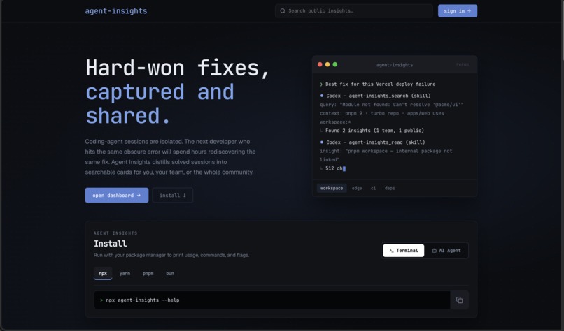 Agent Insights – screenshot 1