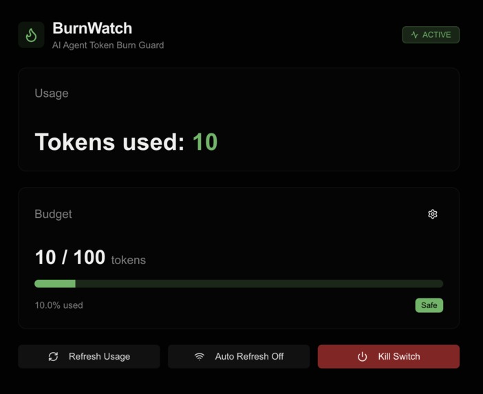 BurnWatch – screenshot 1