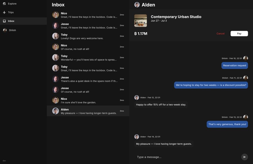 hostr – screenshot 4