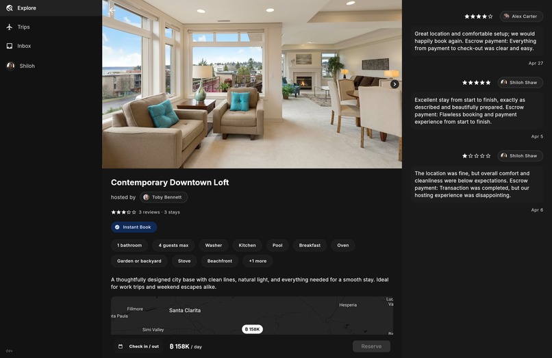 hostr – screenshot 2