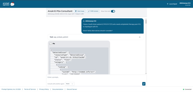 Anukriti PGx - Pharmacogenomic Intelligence Superpower – screenshot 9