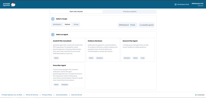 Anukriti PGx - Pharmacogenomic Intelligence Superpower – screenshot 3