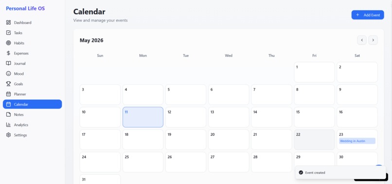 Personal Life Operating System – screenshot 12