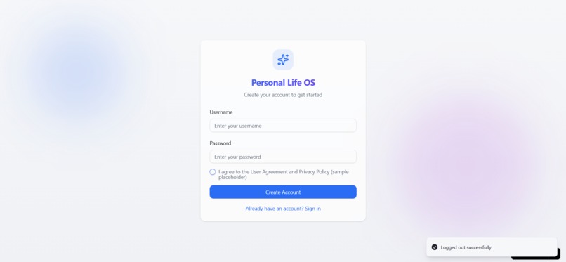 Personal Life Operating System – screenshot 13