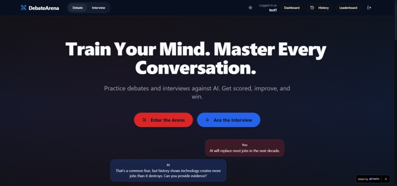 DebateArena  – screenshot 2