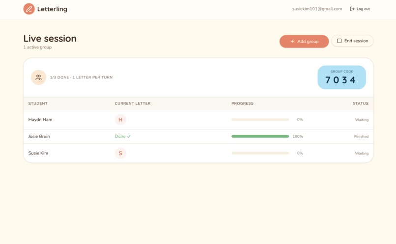 Letterling – screenshot 2