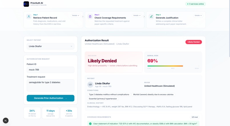 PriorAuth AI Agent – screenshot 4