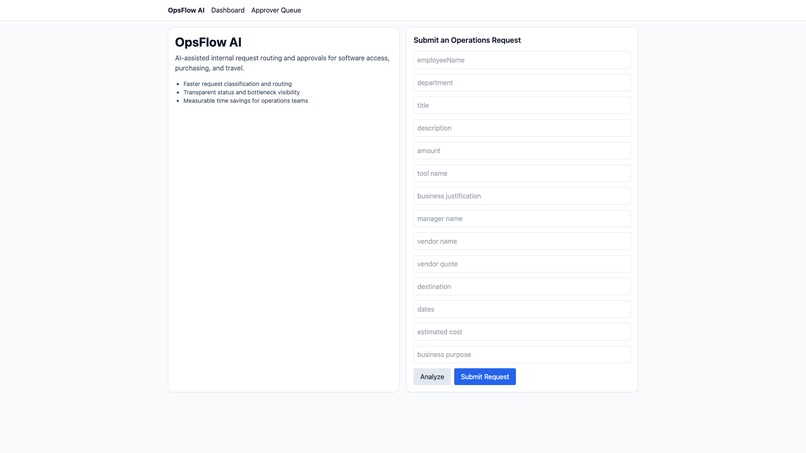 OpsFlow AI – screenshot 3