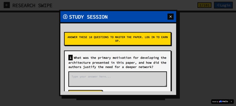 Research Swipe – screenshot 10