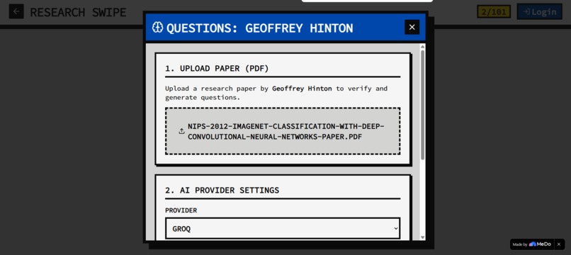 Research Swipe – screenshot 5