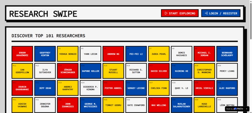 Research Swipe – screenshot 1