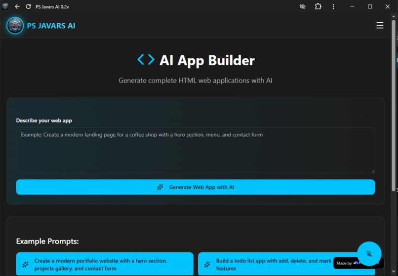 PS JAVARS AI v0.2 – screenshot 3
