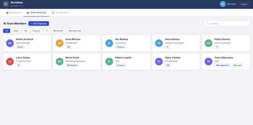 WorkMate – screenshot 2