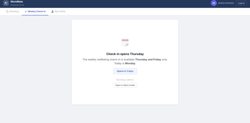 WorkMate – screenshot 4