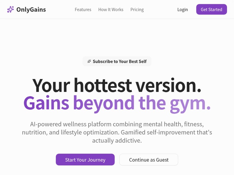 OnlyGains – screenshot 1