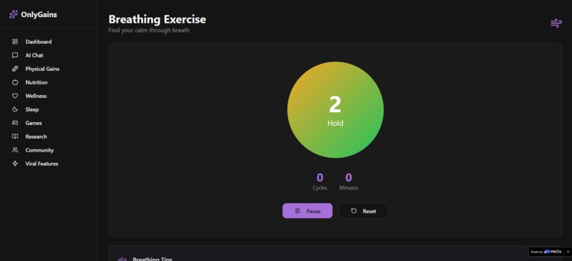 OnlyGains – screenshot 3