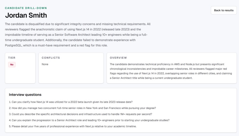 SLATE recruiting assistant – screenshot 4