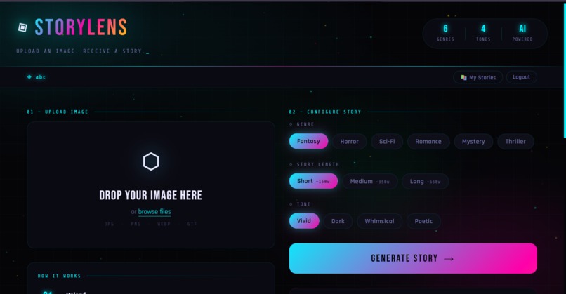 StoryLens AI – screenshot 1