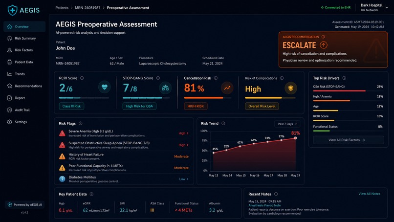 Aegis Perioperative Copilot – screenshot 5
