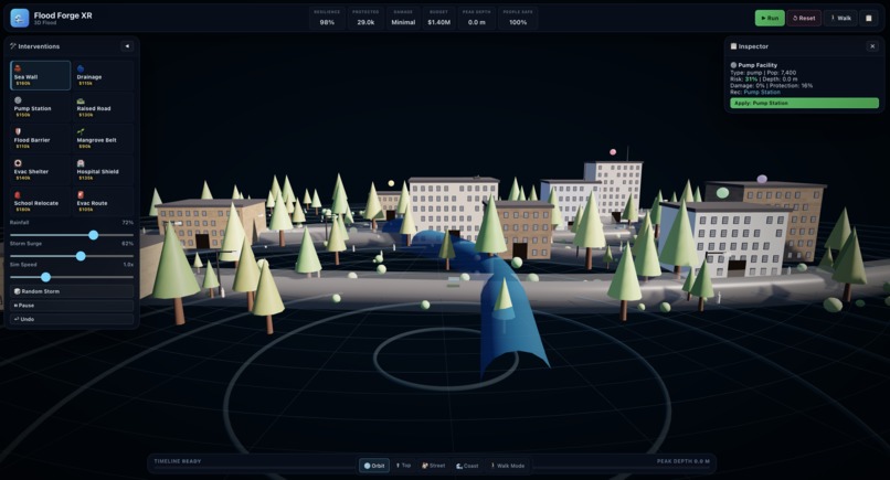 Flood Forge XR – screenshot 1