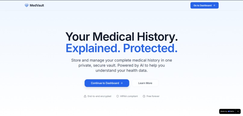 MedVault – screenshot 1