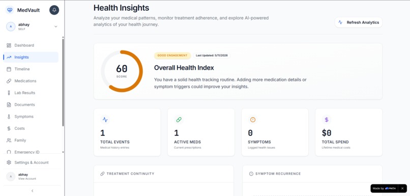 MedVault – screenshot 3
