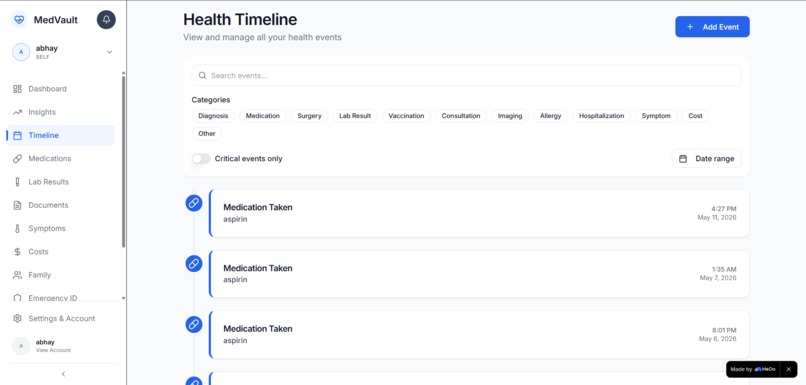 MedVault – screenshot 4