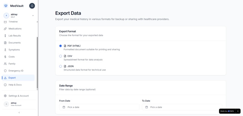 MedVault – screenshot 12
