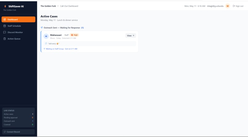 ShiftSaver (team #3) – screenshot 1