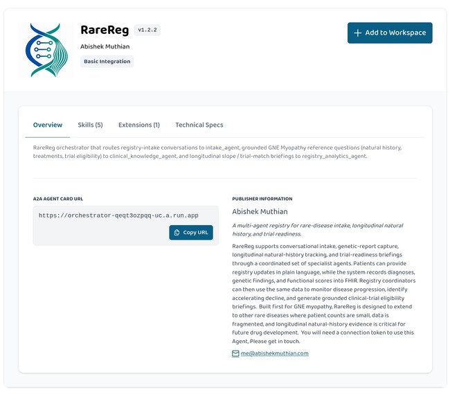RareReg – screenshot 1