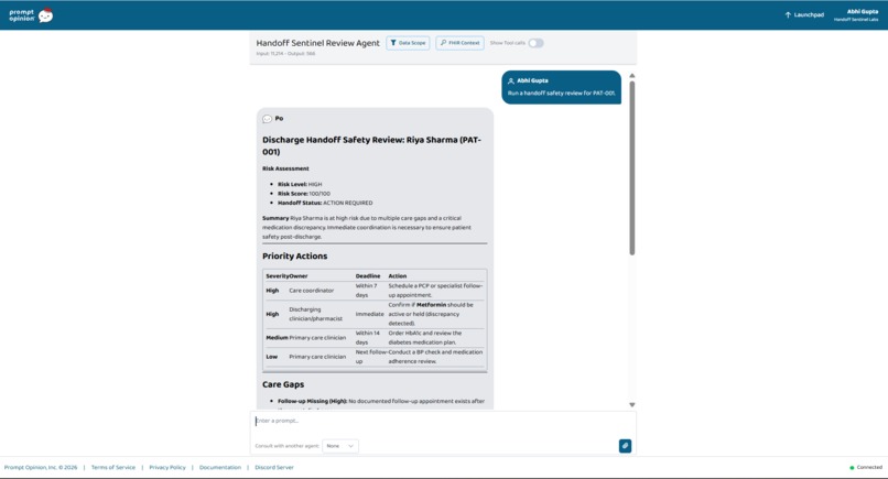 Handoff Sentinel MCP – screenshot 2