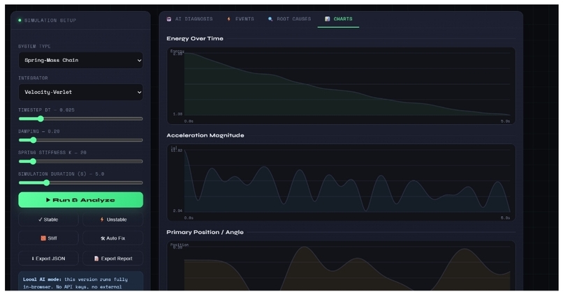 PhysiX AI — AI Agent for Debugging Simulation  – screenshot 8